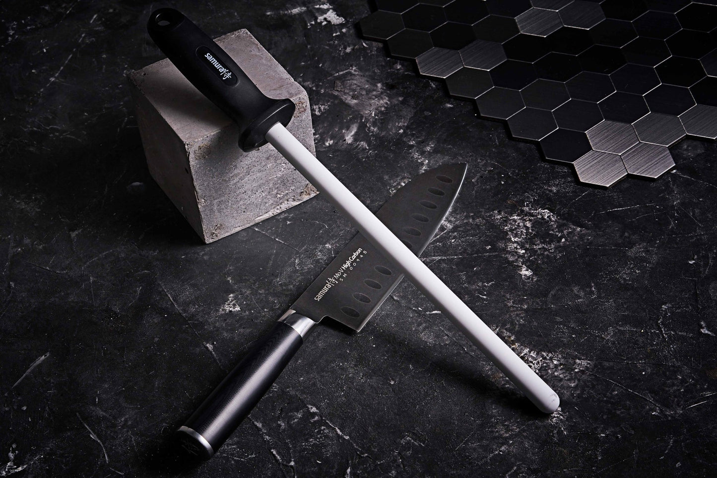 Samura Ceramic Honing Rod 10″/254mm - Neo Essentials Store