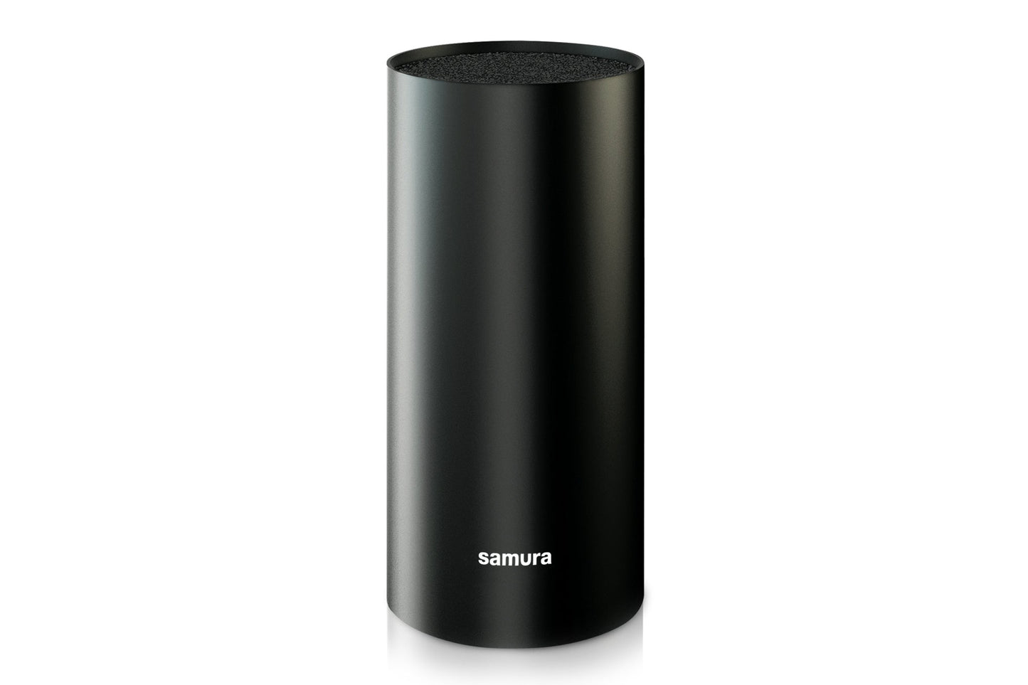 Samura Samura Brush block for knives with soft touch coating, 11x11x22.5 cm, Black color - Neo Essentials Store