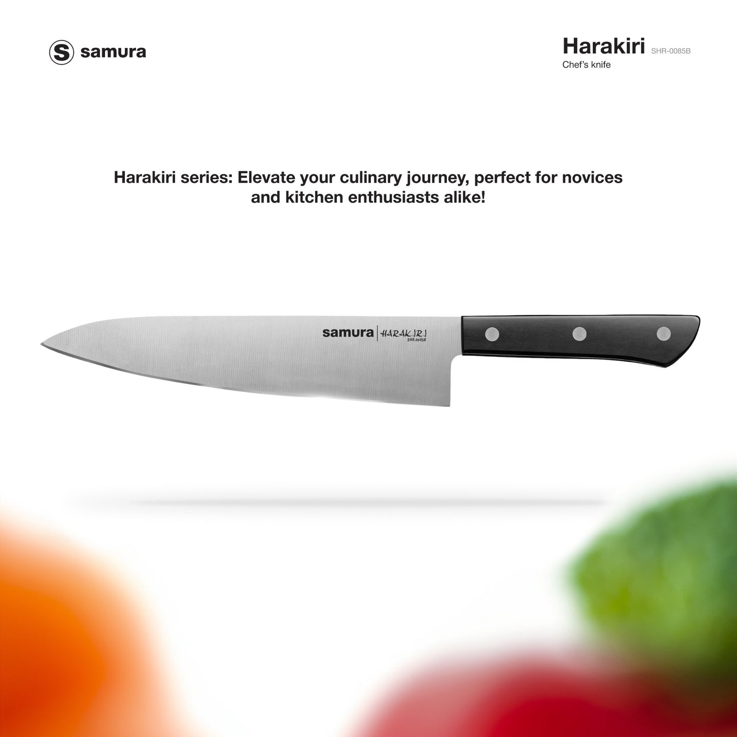 Samura Samura HARAKIRI Chef's knife 8.2''/208 mm, Black - Neo Essentials Store