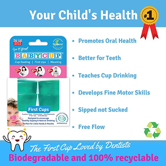 Babycup - Sippy Cups for Babies, Toddlers, Children - Green - Neo Essentials Store