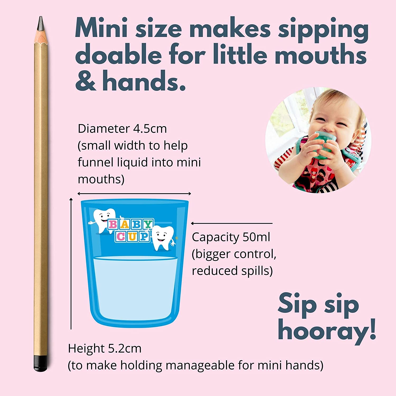 Babycup - Sippy Cups for Babies, Toddlers, Children - Pink - Neo Essentials Store