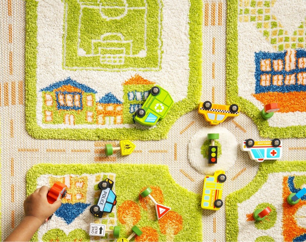 Fun Tribe Wooden Vehicles & Road Signs Set - Neo Essentials Store