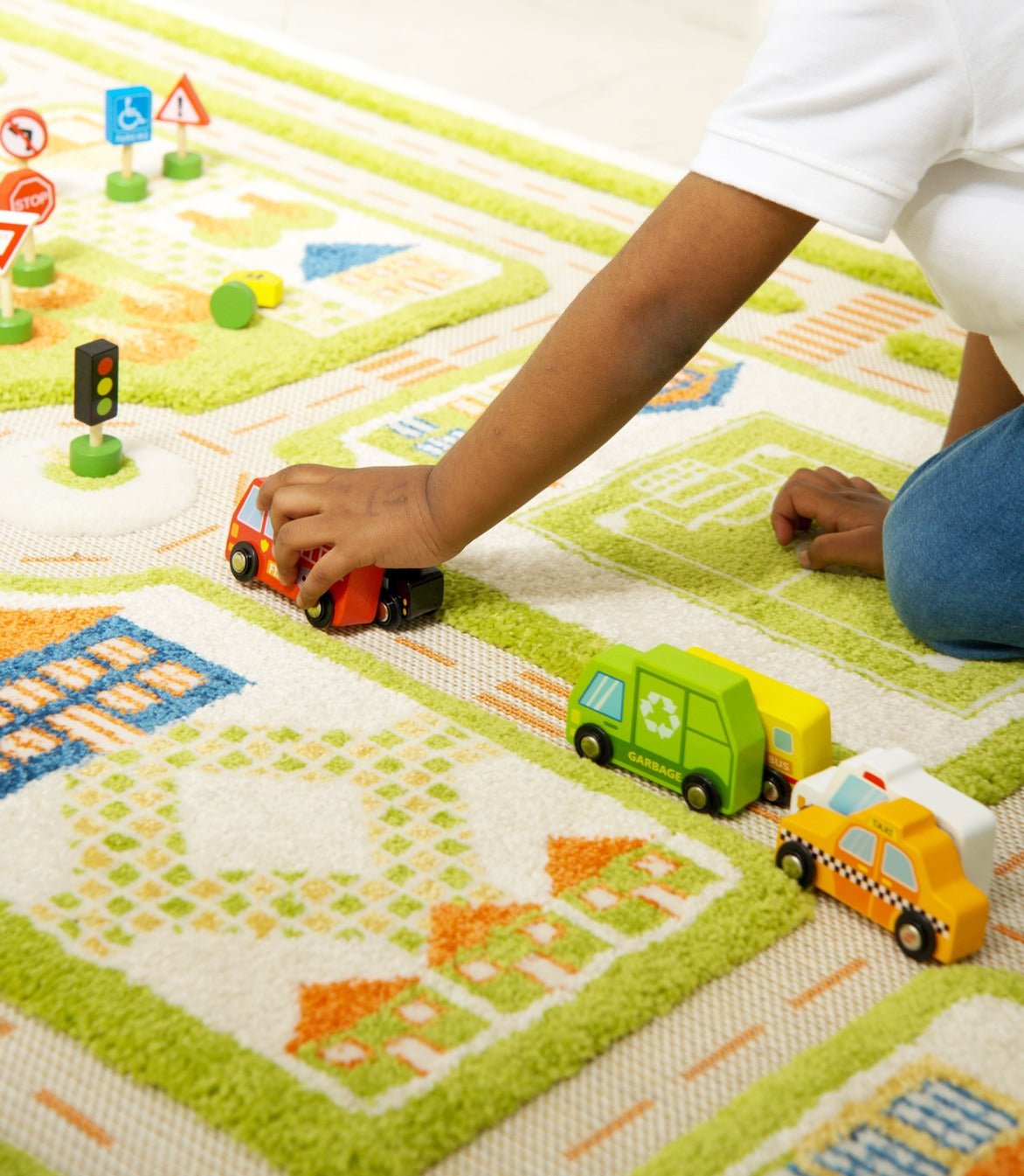 Fun Tribe Wooden Vehicles & Road Signs Set - Neo Essentials Store