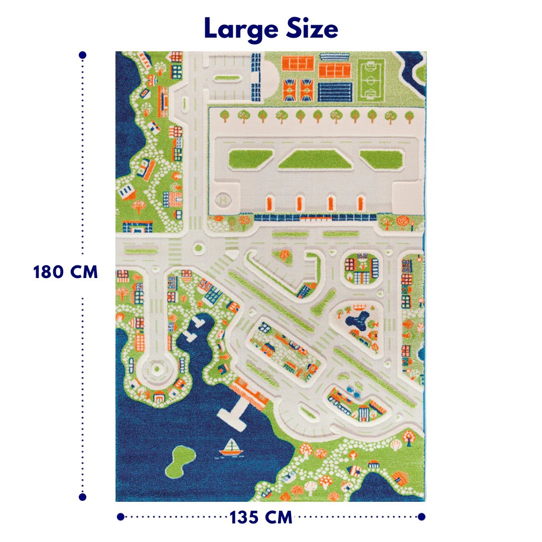 IVI 3D Play Carpet, Mini City Design - Neo Essentials Store