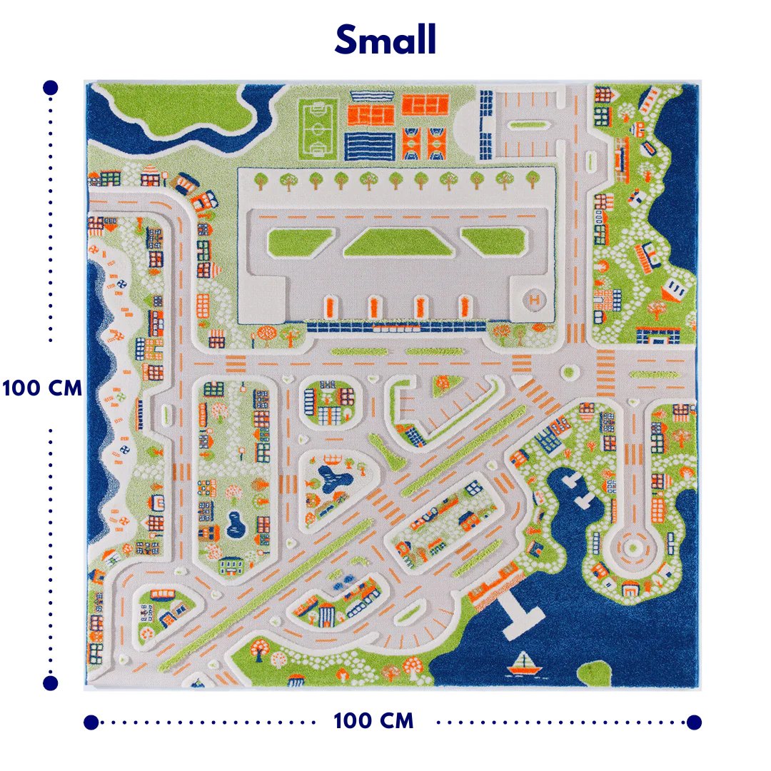 IVI 3D Play Carpet, Mini City Design - Neo Essentials Store