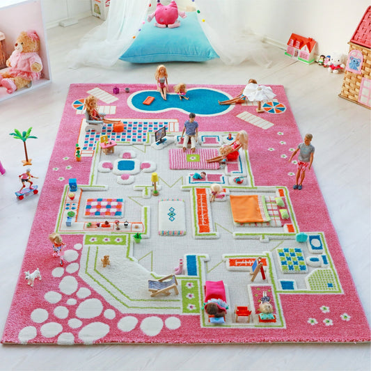 IVI 3D Play Carpet, Playhouse Design - Medium Size (150cm x 100cm) - Neo Essentials Store