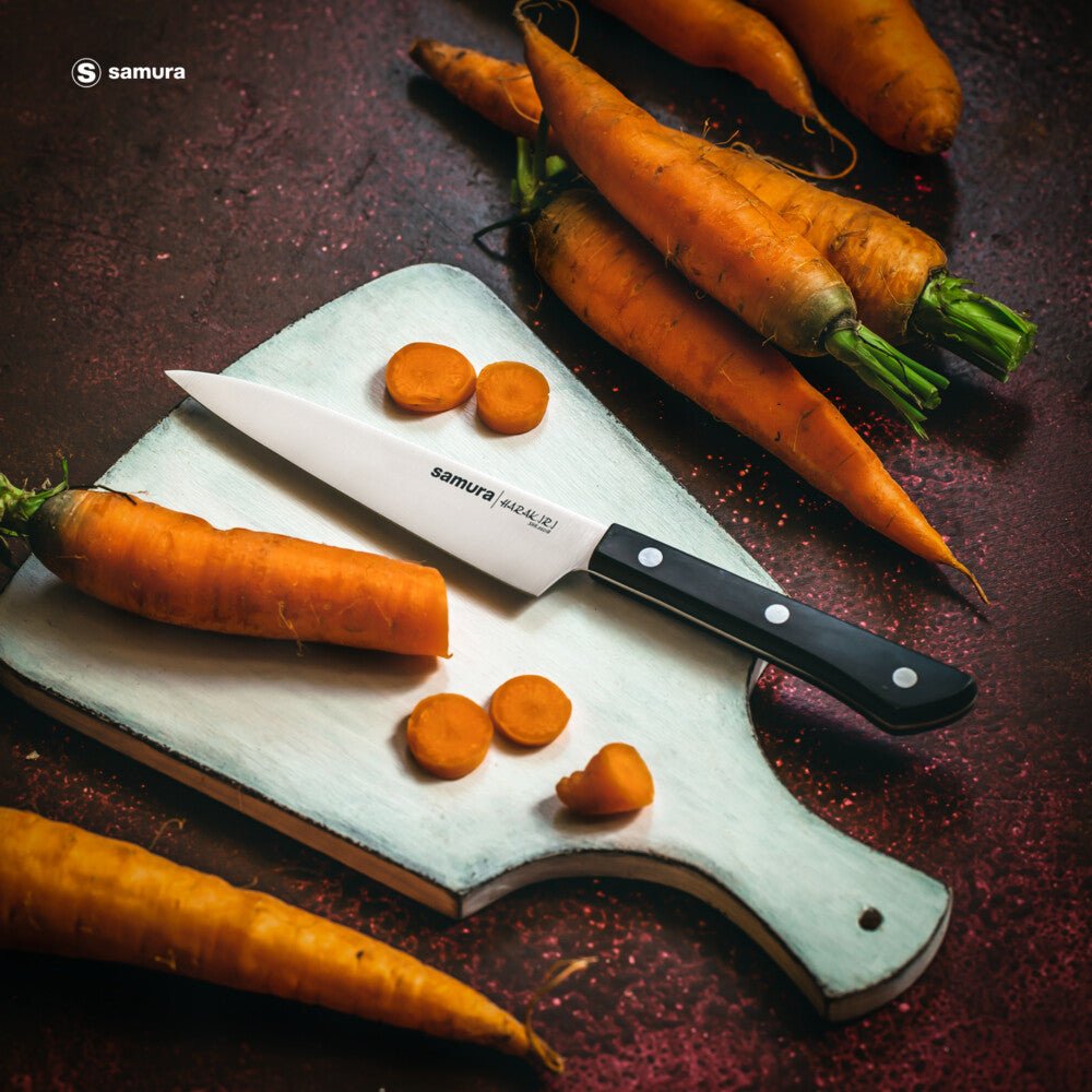 Samura HARAKIRI Utility knife 4.7"/120 mm, Black - Neo Essentials Store