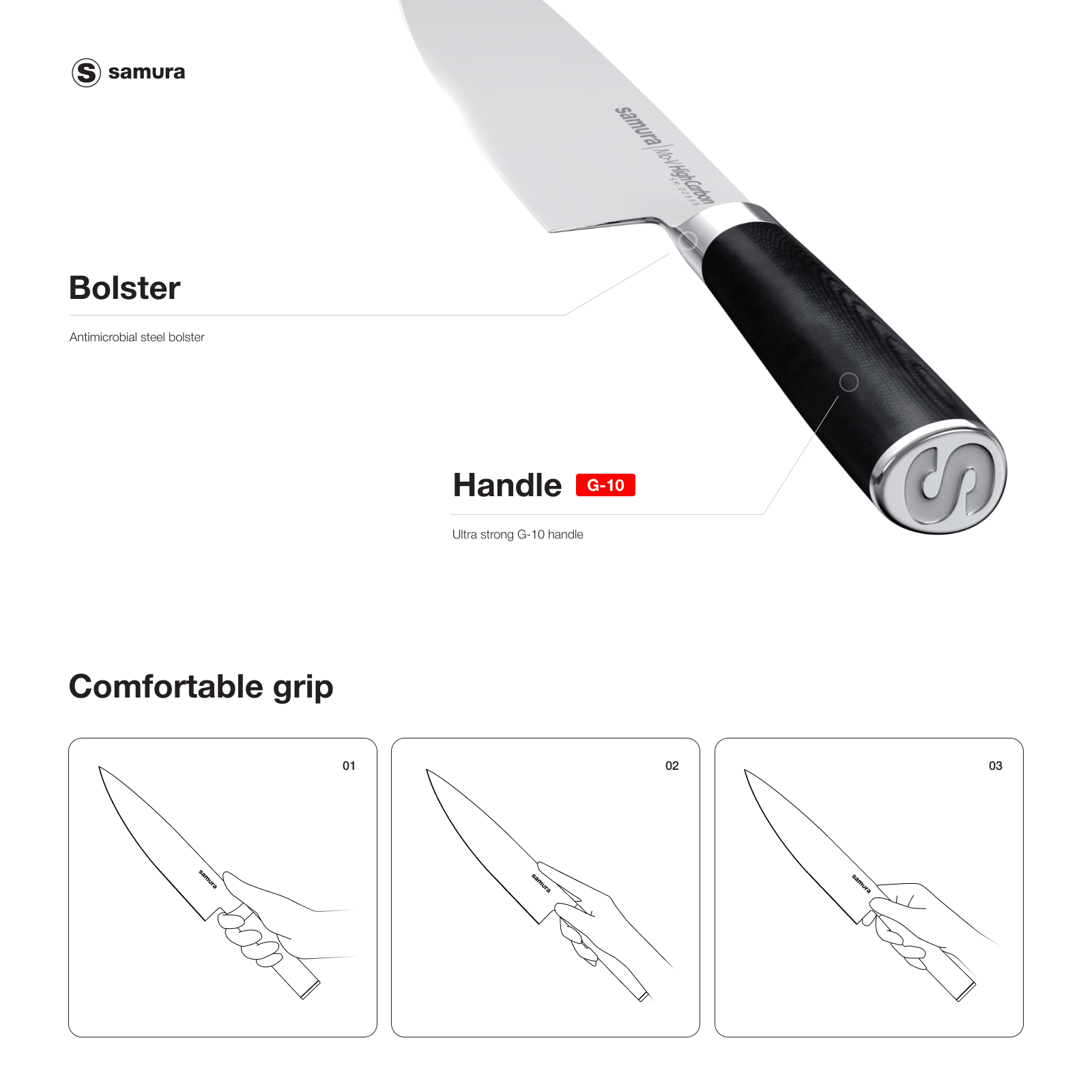 Samura MO - V Slicing knife 9.0"/230 mm - Neo Essentials Store