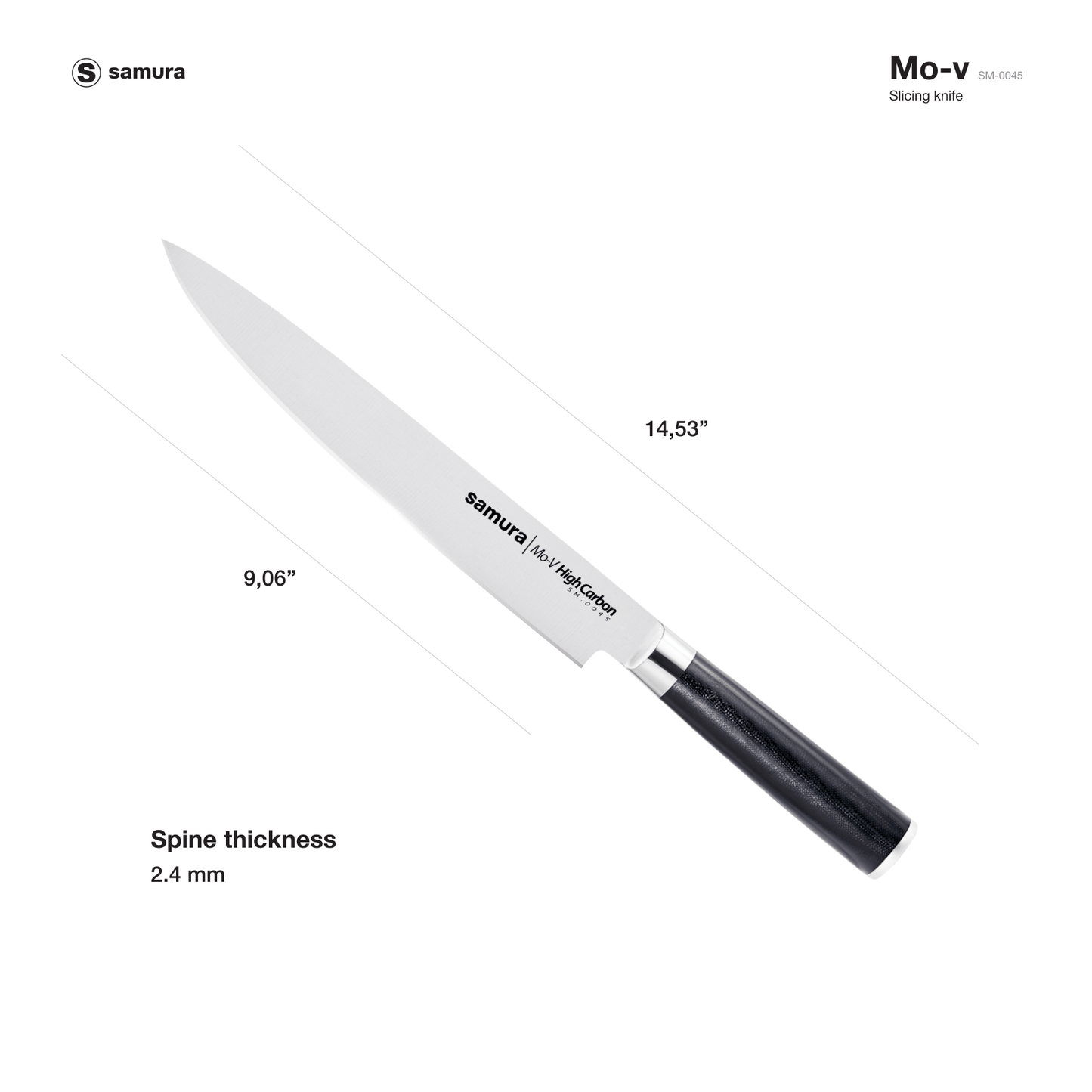 Samura MO - V Slicing knife 9.0"/230 mm - Neo Essentials Store