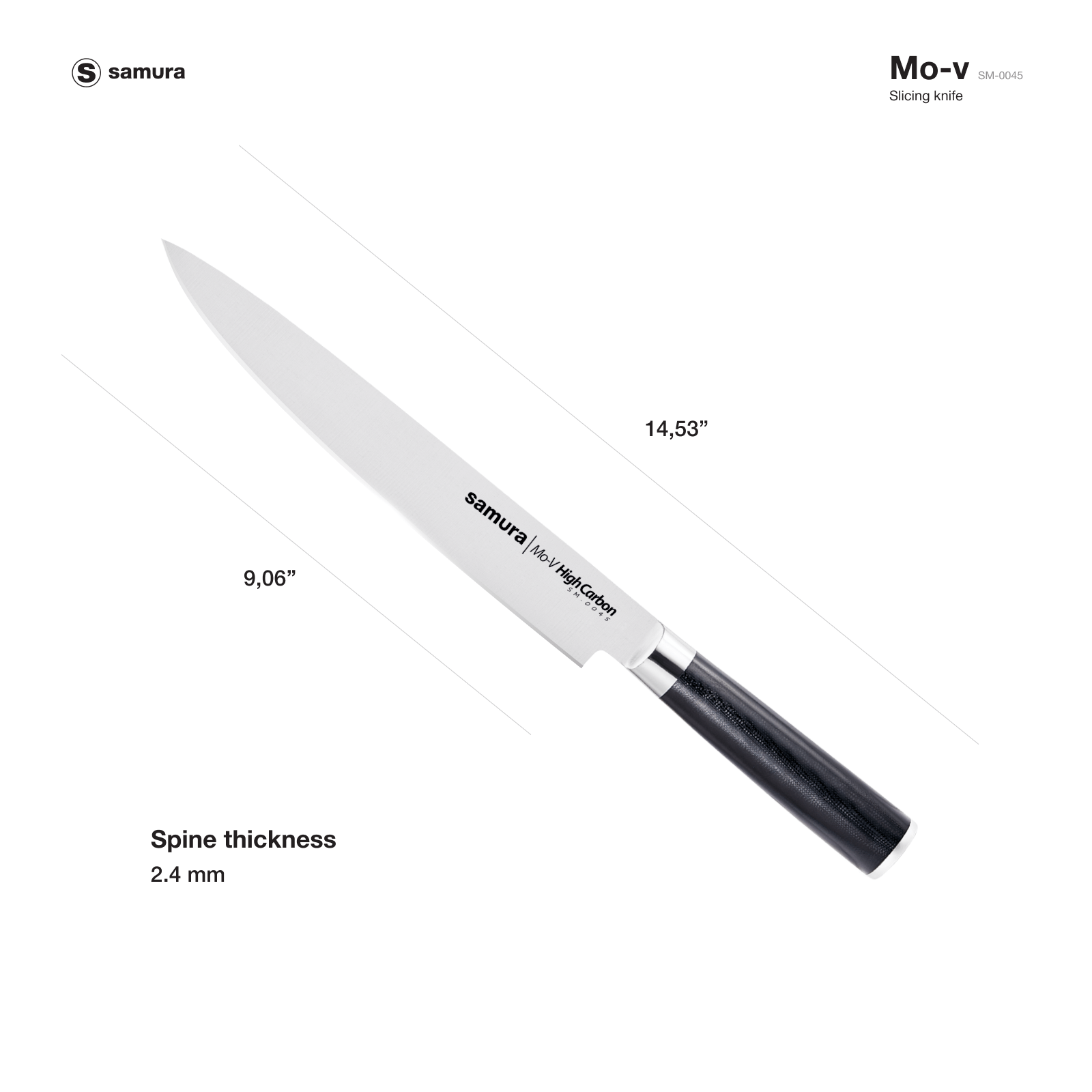 Samura MO - V Slicing knife 9.0"/230 mm - Neo Essentials Store