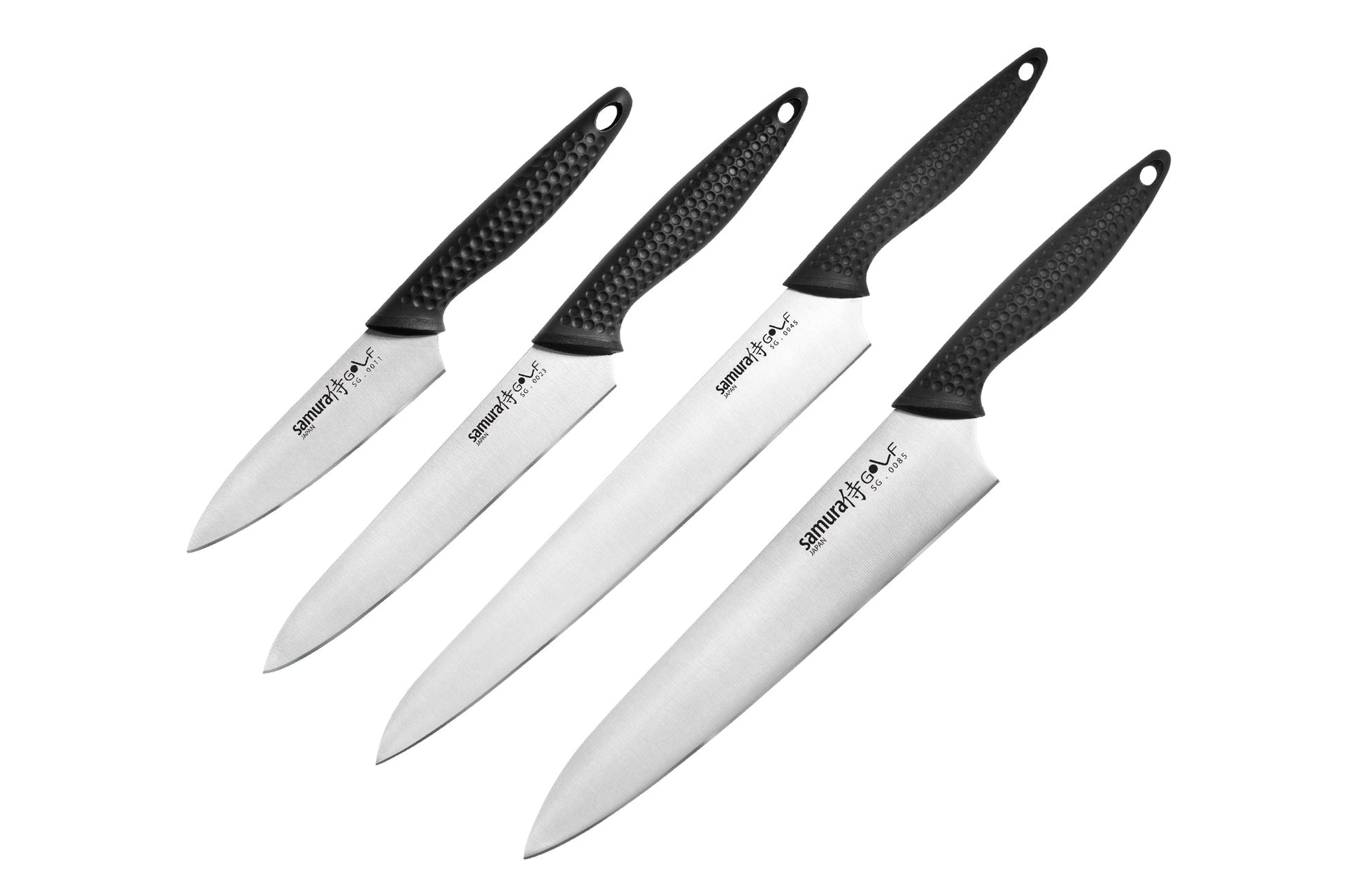 Samura Samura GOLF Set of 4 kitchen knives: Paring knife, Utility knife, Slicing knife, Chef's knife. - Neo Essentials Store