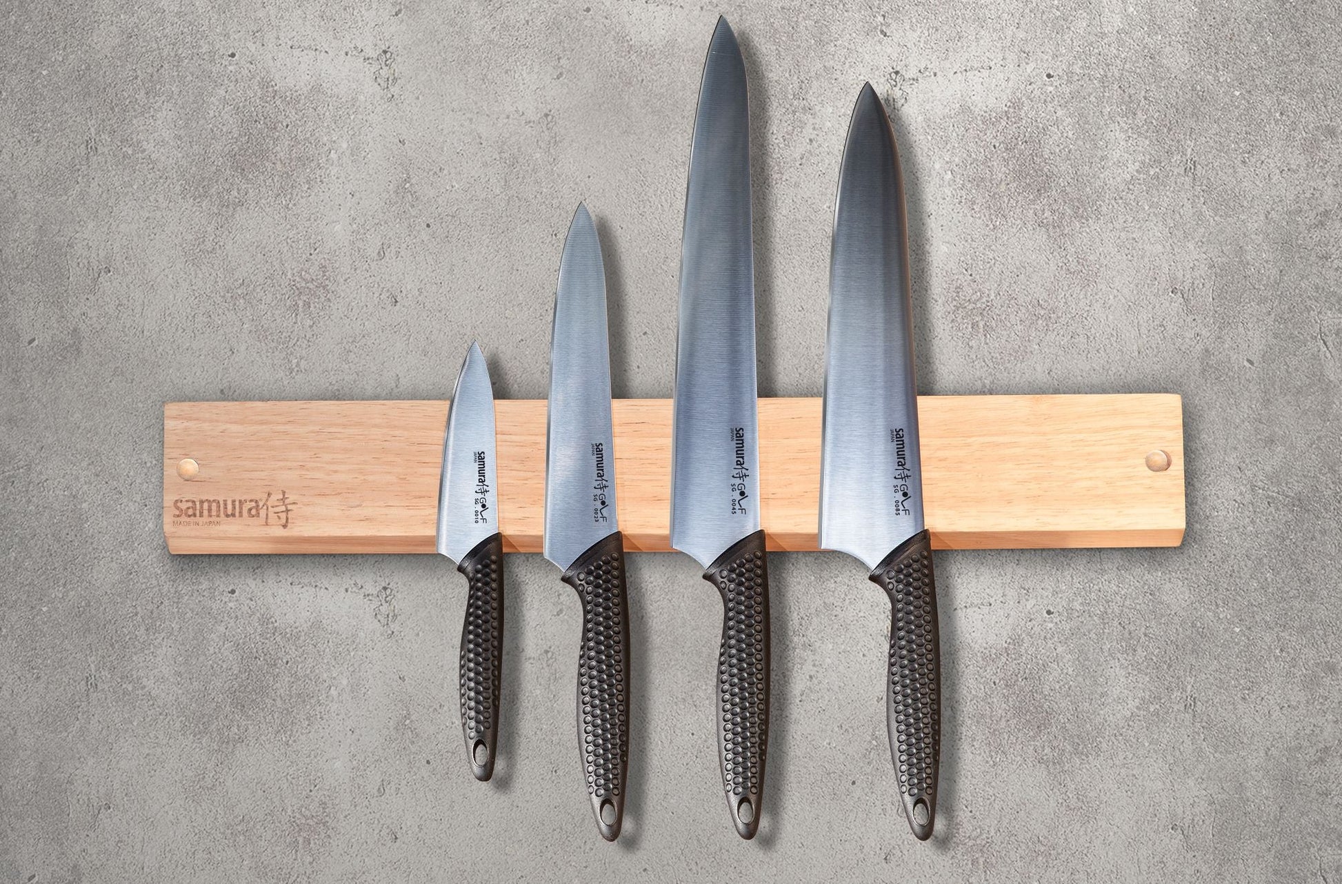 Samura Samura GOLF Set of 4 kitchen knives: Paring knife, Utility knife, Slicing knife, Chef's knife. - Neo Essentials Store