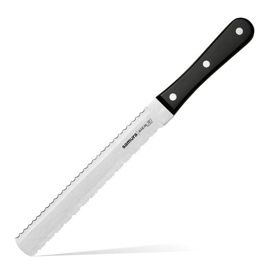 Samura Samura HARAKIRI Two-sided saw knife for bread and frozen food 7.1"/180 mm, Black - Neo Essentials Store