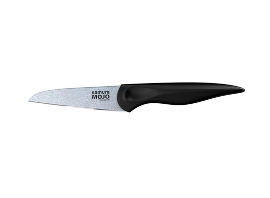 Samura Samura MOJO Knife Block Set 8Pcs Black: Paring, Utility, Fillet, Bread, Chef's knives, Honing Rod, Scissors, Wooden Knife Block - Neo Essentials Store
