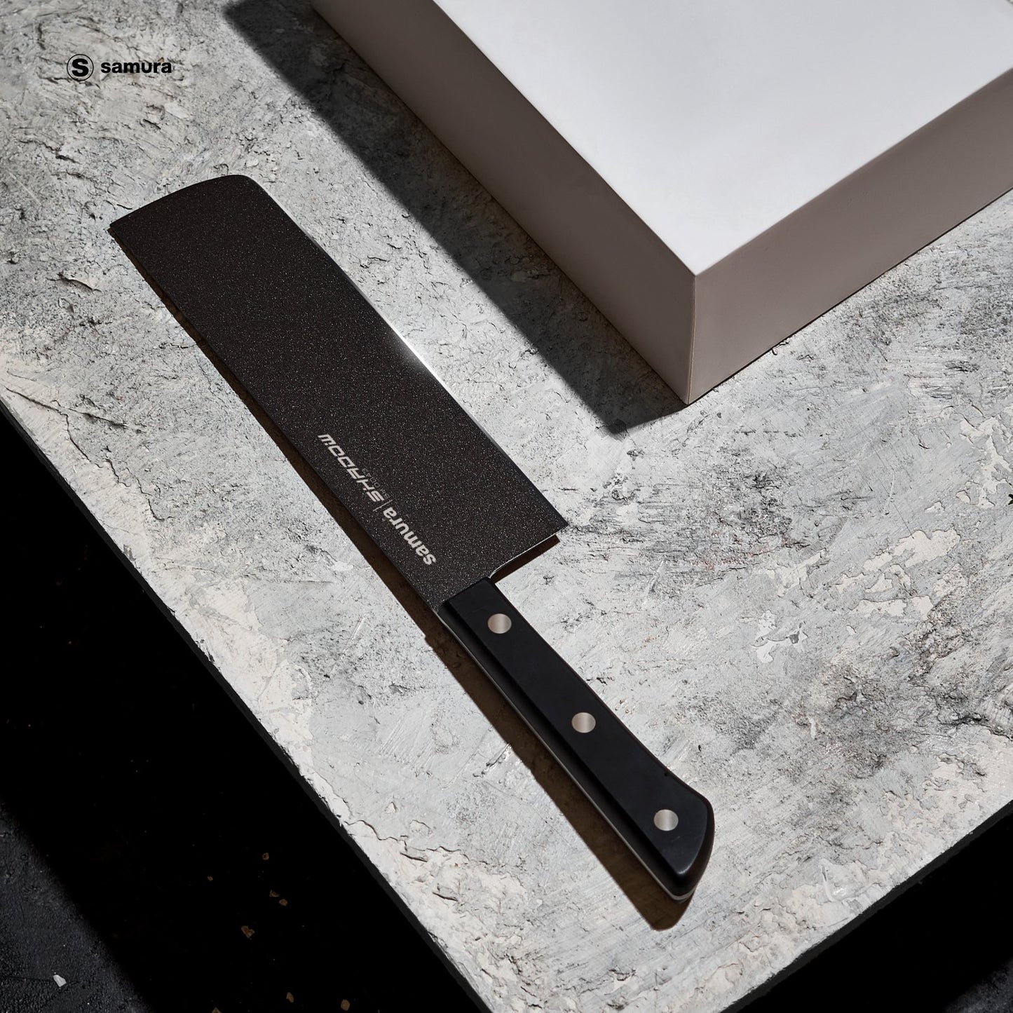 Samura Samura SHADOW Nakiri knife with black non-stick coating 6.7"/170 mm - Neo Essentials Store