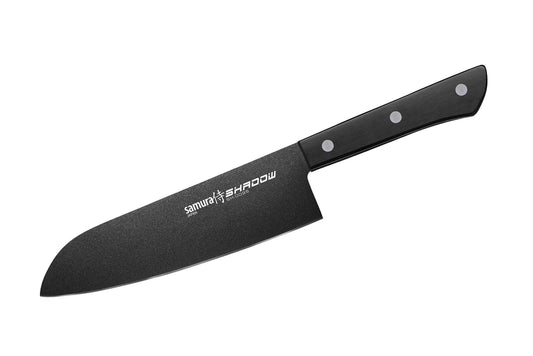 Samura Samura SHADOW Santoku knife with black non-stick coating 7.0"/175 mm - Neo Essentials Store