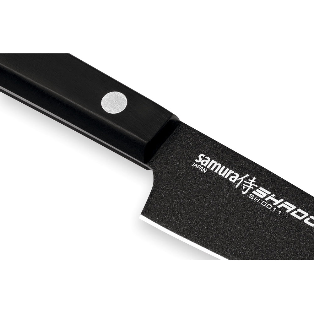 Samura SHADOW Paring knife with black non - stick coating 4.0"/99 mm - Neo Essentials Store