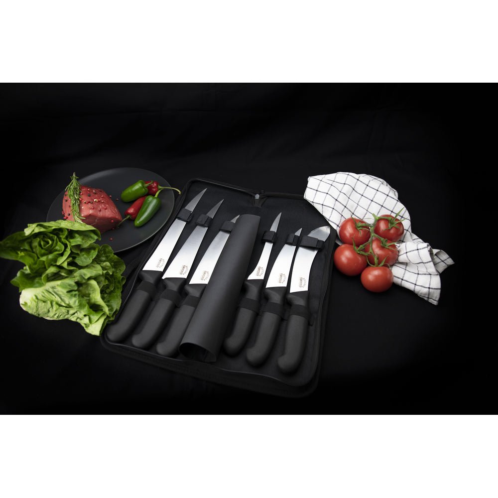 SBU - 0260 Samura BUTCHER Set of 6 knives: Fillet FISHERMAN, Long Slicer, Boning, Small Butcher, Butcher, Skinning (bag included) - Neo Essentials Store