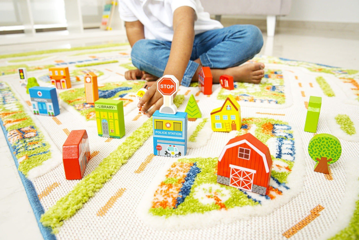 Fun Tribe Wooden City Play Set - Neo Essentials Store