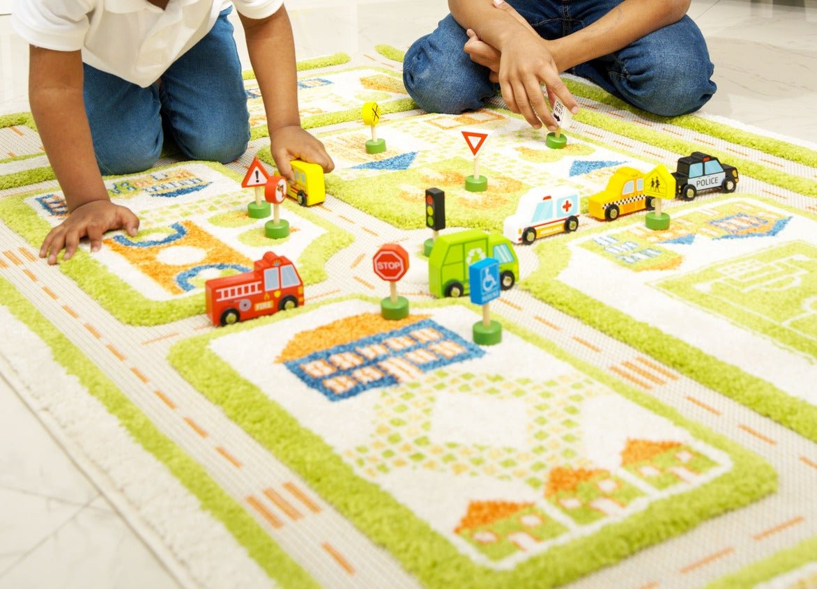 Fun Tribe Wooden Vehicles & Road Signs Set - Neo Essentials Store