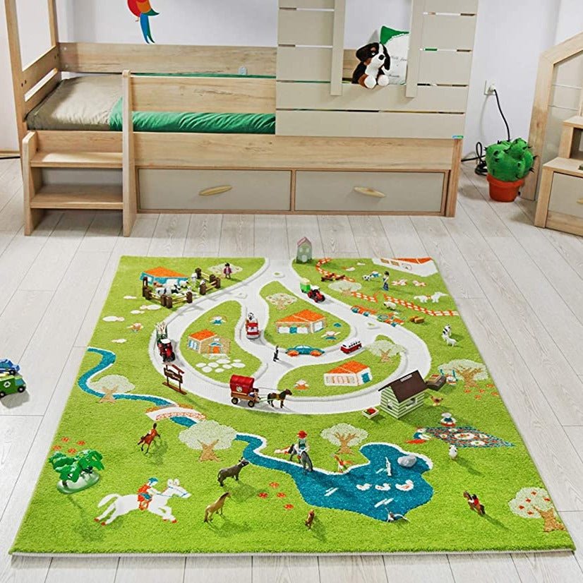 IVI 3D Play Carpet, Farm Design - Medium Size (150cm x 100cm) - Neo Essentials Store