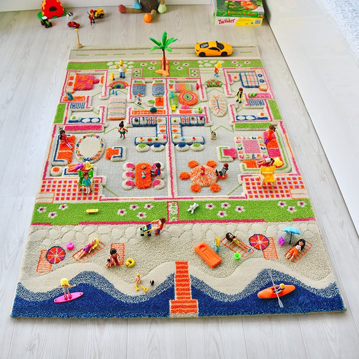 IVI 3D Play Carpet, Playhouse design - Medium Size (150cm x 100cm) - Neo Essentials Store