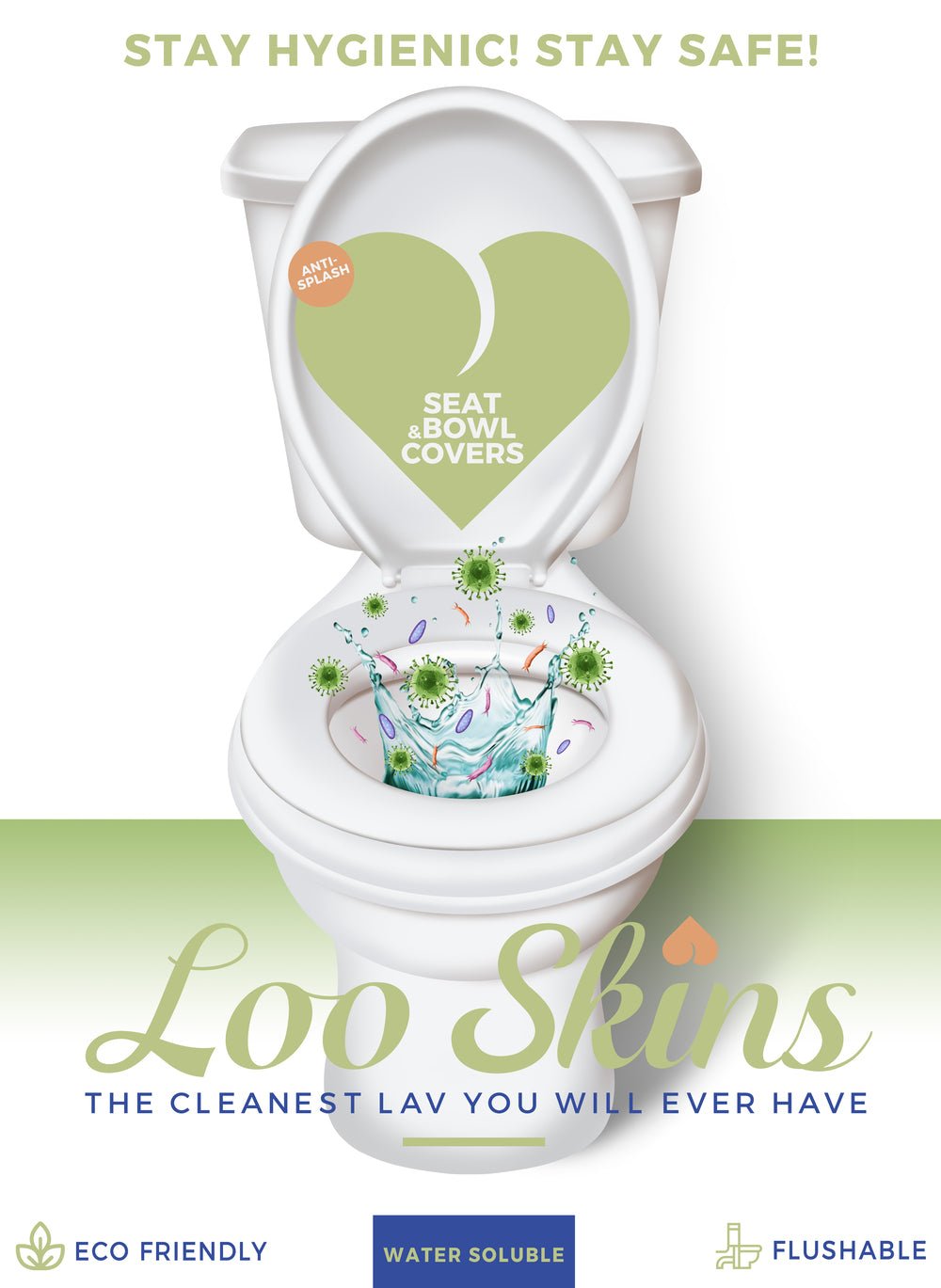 Loo Skins - Toilet Seat & Bowl Covers (Pack of 5 ) - Neo Essentials Store